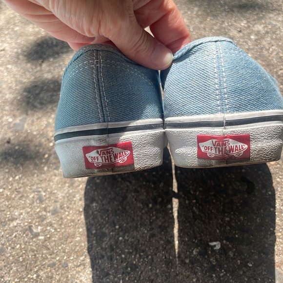 Vans Old Skool Denim Two-Tone Denim Lace Up Sneakers Womens Size 7.5 - Picture 4 of 9